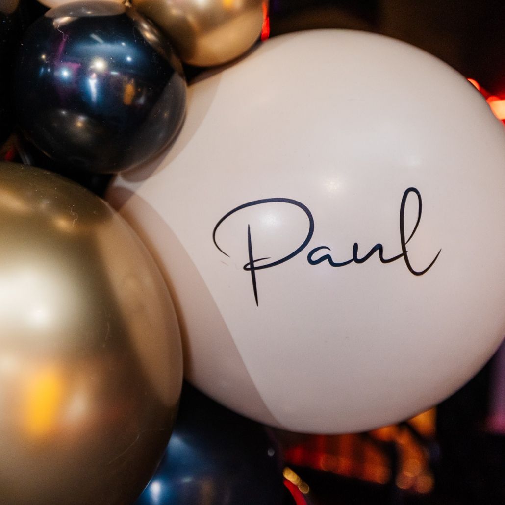 Professional balloon decorations at Baluga